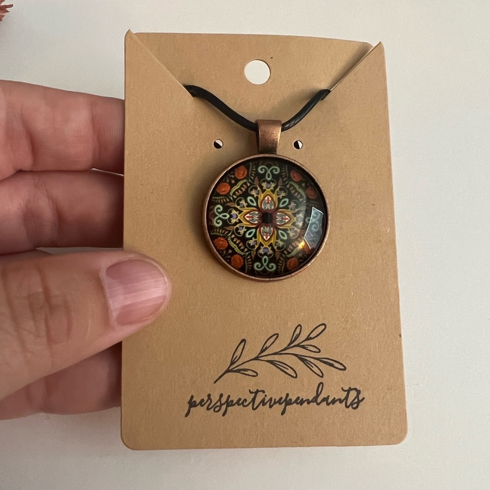 Handmade Cabochon Pendant Necklace